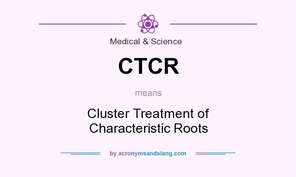 What does CTCR mean? It stands for Cluster Treatment of Characteristic Roots