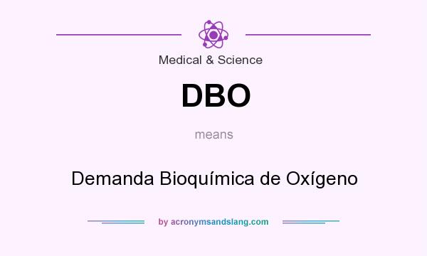 What does DBO mean? It stands for Demanda Bioquímica de Oxígeno