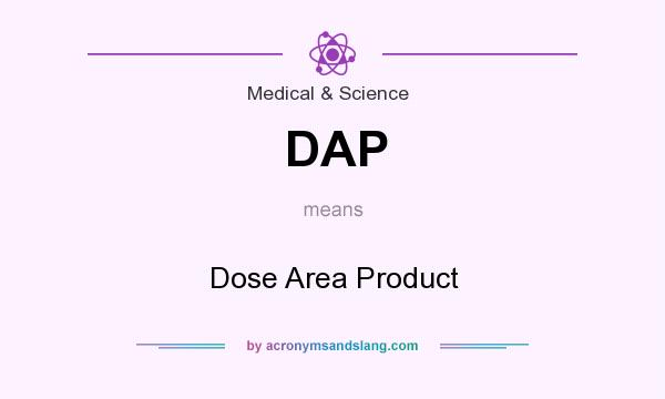 What does DAP mean? It stands for Dose Area Product
