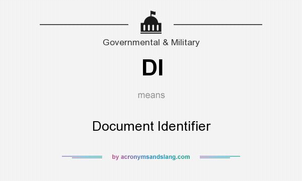 What does DI mean? It stands for Document Identifier