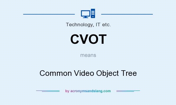 What does CVOT mean? It stands for Common Video Object Tree