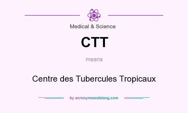 What does CTT mean? It stands for Centre des Tubercules Tropicaux