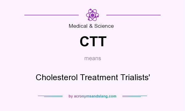 What does CTT mean? It stands for Cholesterol Treatment Trialists`