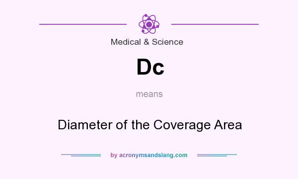 What does Dc mean? It stands for Diameter of the Coverage Area