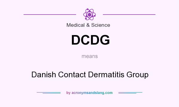 What does DCDG mean? It stands for Danish Contact Dermatitis Group
