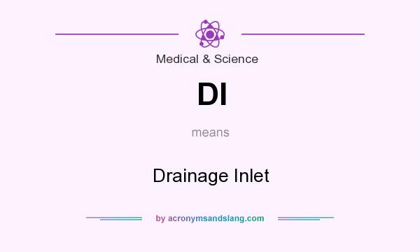 What does DI mean? It stands for Drainage Inlet