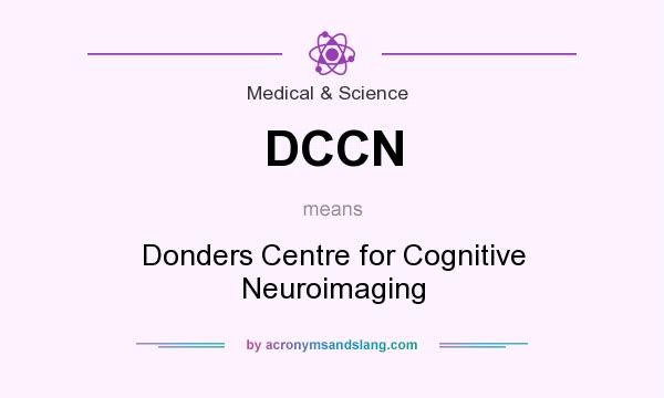 What does DCCN mean? It stands for Donders Centre for Cognitive Neuroimaging