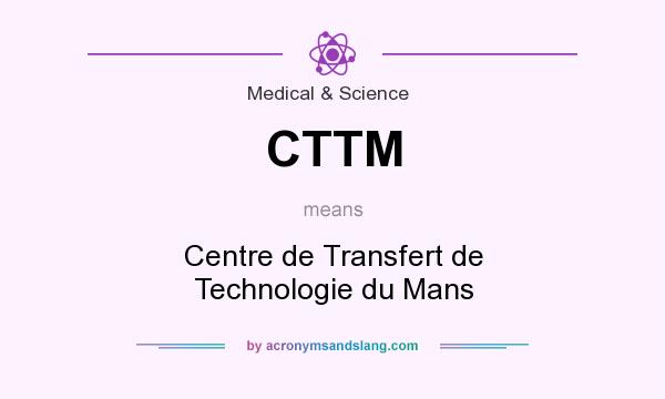 What does CTTM mean? It stands for Centre de Transfert de Technologie du Mans