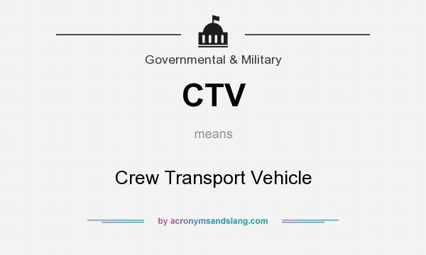 What does CTV mean? It stands for Crew Transport Vehicle