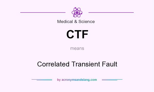 What does CTF mean? It stands for Correlated Transient Fault