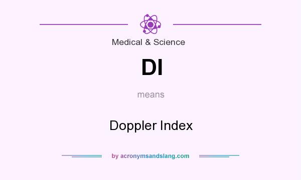 What does DI mean? It stands for Doppler Index