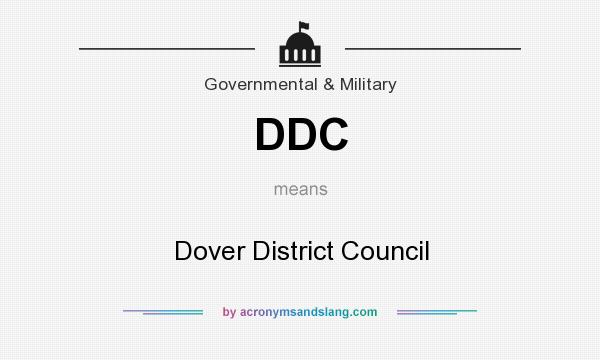 What does DDC mean? It stands for Dover District Council