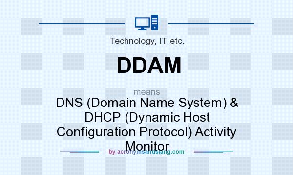 What does DDAM mean? It stands for DNS (Domain Name System) & DHCP (Dynamic Host Configuration Protocol) Activity Monitor