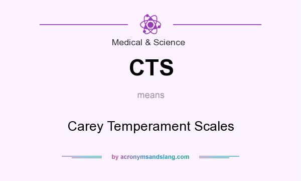 What does CTS mean? It stands for Carey Temperament Scales