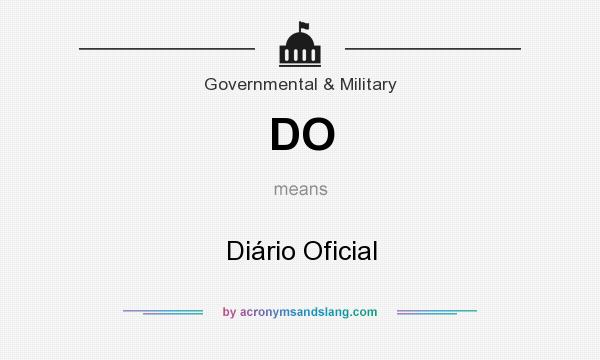 What does DO mean? It stands for Diário Oficial