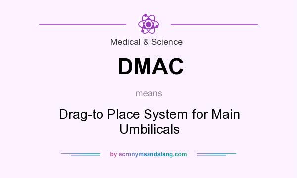 What does DMAC mean? It stands for Drag-to Place System for Main Umbilicals