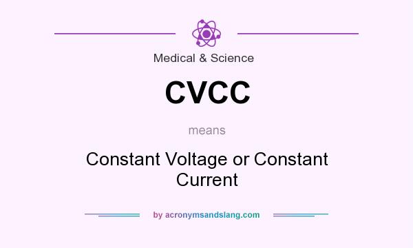 What does CVCC mean? It stands for Constant Voltage or Constant Current