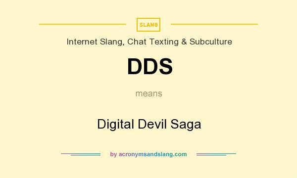 What does DDS mean? It stands for Digital Devil Saga