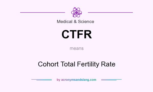 What does CTFR mean? It stands for Cohort Total Fertility Rate