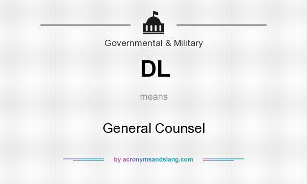 What does DL mean? It stands for General Counsel