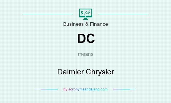 What does DC mean? It stands for Daimler Chrysler