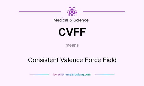 What does CVFF mean? It stands for Consistent Valence Force Field
