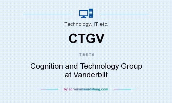 What does CTGV mean? It stands for Cognition and Technology Group at Vanderbilt