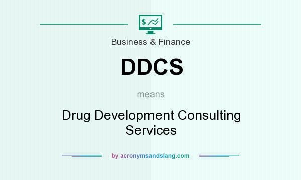 What does DDCS mean? It stands for Drug Development Consulting Services