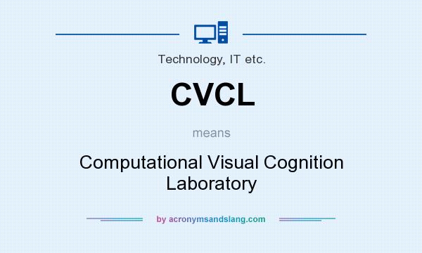 What does CVCL mean? It stands for Computational Visual Cognition Laboratory