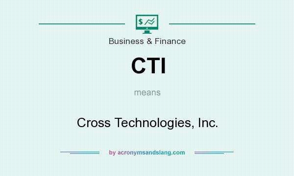 What does CTI mean? It stands for Cross Technologies, Inc.