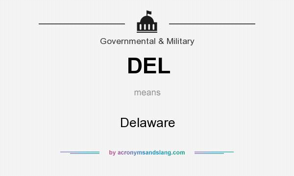 What does DEL mean? It stands for Delaware