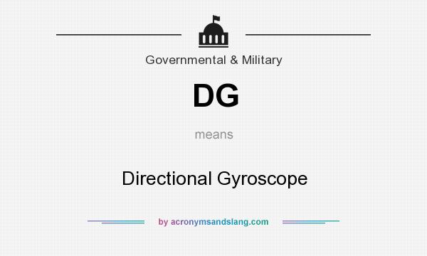 What does DG mean? It stands for Directional Gyroscope