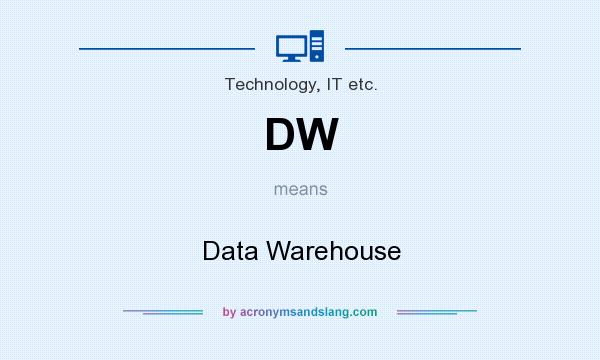 What does DW mean? It stands for Data Warehouse
