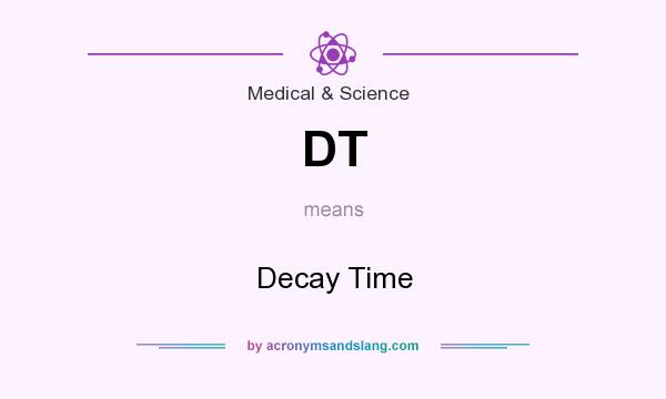 What does DT mean? It stands for Decay Time