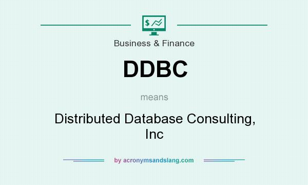 What does DDBC mean? It stands for Distributed Database Consulting, Inc