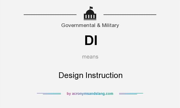 What does DI mean? It stands for Design Instruction