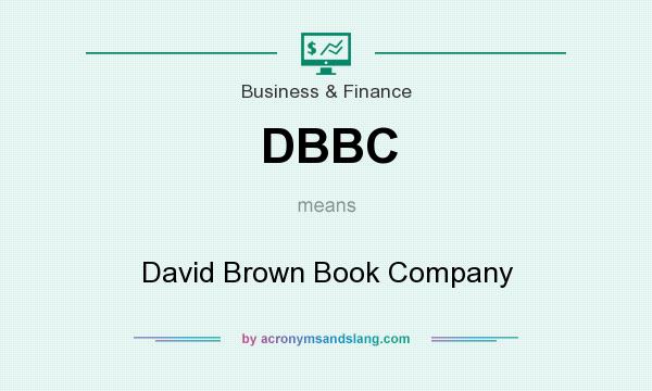 What does DBBC mean? It stands for David Brown Book Company
