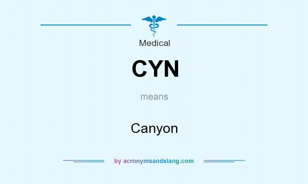 What does CYN mean? It stands for Canyon