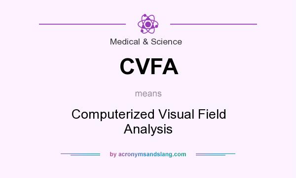 What does CVFA mean? It stands for Computerized Visual Field Analysis