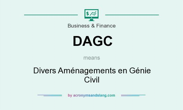 What does DAGC mean? It stands for Divers Aménagements en Génie Civil
