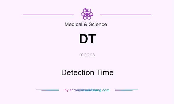 What does DT mean? It stands for Detection Time