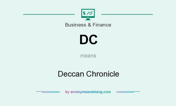 What does DC mean? It stands for Deccan Chronicle