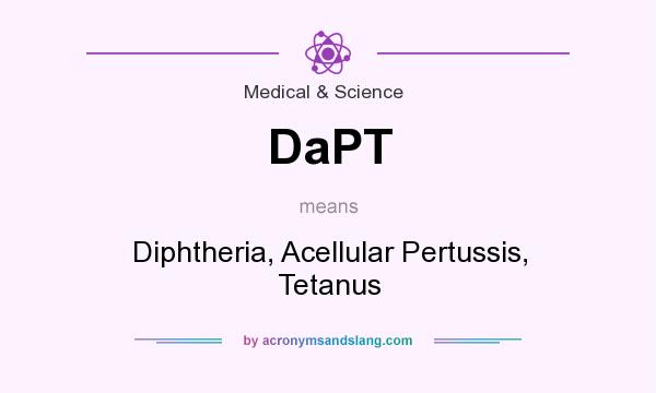What does DaPT mean? It stands for Diphtheria, Acellular Pertussis, Tetanus