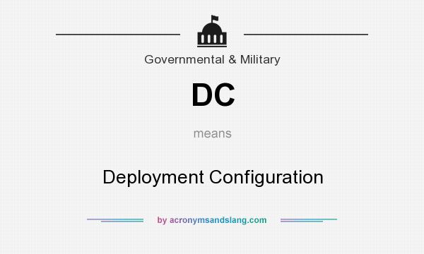 What does DC mean? It stands for Deployment Configuration