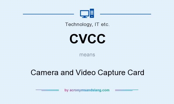 What does CVCC mean? It stands for Camera and Video Capture Card