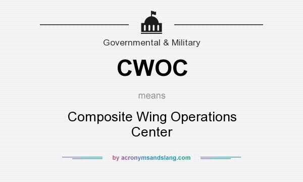 What does CWOC mean? It stands for Composite Wing Operations Center