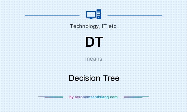 What does DT mean? It stands for Decision Tree