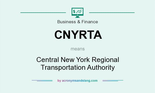 What does CNYRTA mean? It stands for Central New York Regional Transportation Authority