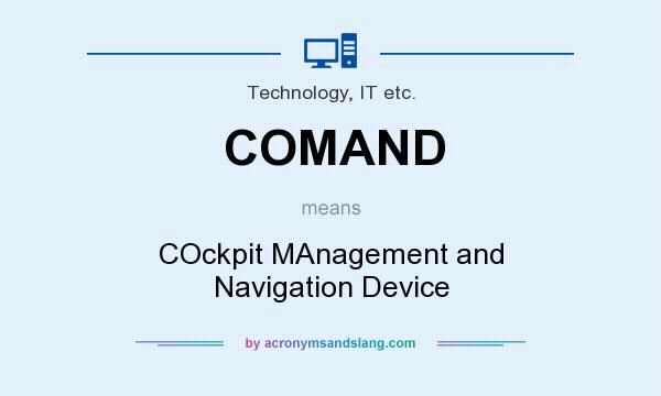 What does COMAND mean? It stands for COckpit MAnagement and Navigation Device