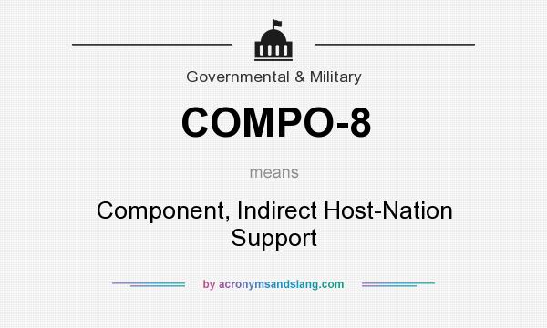 What does COMPO-8 mean? It stands for Component, Indirect Host-Nation Support